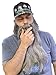 Extra Long Fake Grey Salt & Pepper Beard w/Mustache (One Size Fits All)