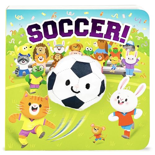 Soccer! Children's Finger Puppet Board Book Ages 1-4