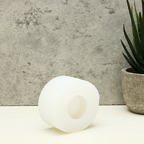 HAPYLY 3D Handmade Silicone Candle Soap Bottle Mold Succulent Planter Flower Pot Silicone Mold DIY Ashtray Candle Holder Mould - Thumbnail 4