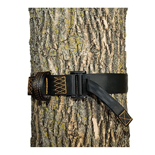 Muddy Outdoors Safety Harness Stitched Nylon Tree Strap with Steel Buckle for Tree Climbing