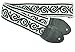 Souldier GS0257BK02BK Custom USA Handmade Scroll Guitar Strap - Black/White