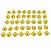 Stuffwholesale 1.5inch Rubber Sound Duck Baby Bath Toys, 100 Pack