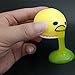 ELECSUM Cute Relief Toys Round Vomiting & Sucking Lazy Egg Yolk Vent Stress Tricky Game Yellow