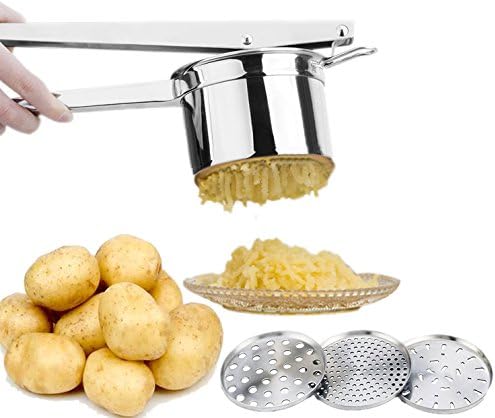 Ekarro Potato Ricer/Masher Professional Stainless Steel Baby Food Press