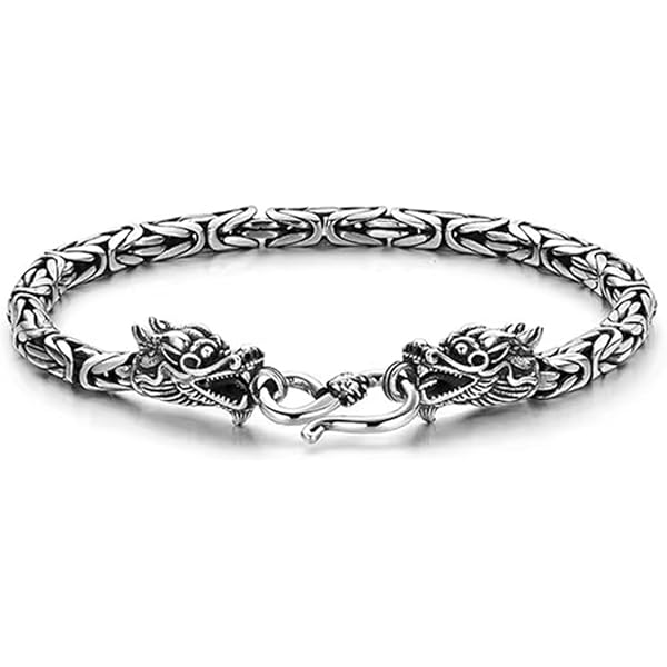Rockyu Men's Shingen Bracelet - Rotatable Roller Stainless Steel Amulet With Heart Sutra Engraving, 9 Inch - View #2