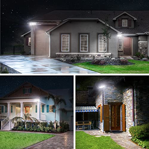 Olafus 55W Flood Lights Outdoor, 2 Pack LED Security Lights 5500LM