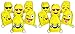 Emoji Gift Bags for Kids - Drawstring Backpack (12-Pack) - Cute, Fun Emoji Party Supplies and Favors - Tough Nylon, Washable, Long-Lasting Material - 16 X 13 Inches by LiveEco