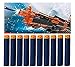 6MILES 2016 Newest Design Deep Blue 300Pcs 7.21.3 cm EVA Sponge Foam Soft Head Hollow Out Refill Bullet Darts Equipment for Nerf N-Strike Elite Series Blasters Kid Toy Gun Parts Play Game Gift