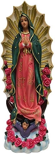 Global Gift Collection 18" Our Lady of Guadalupe Statue Catholic Gift the Pilgrim Sculptures Home Chapel (18 Inches)
