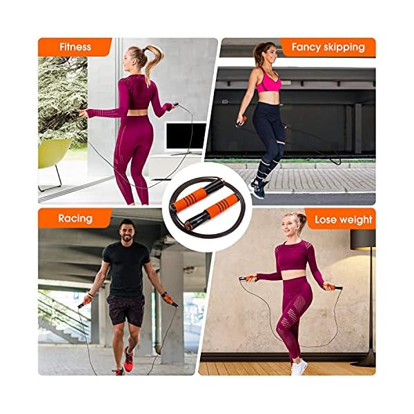 Smart-Skipping-Rope-with-Counter-Digital-Skipping-Rope-Adult-Fitness-Women-Men-Kids--Bluetooth-Skip-Rope-with-APP-Jumping-Boxing-Exercise-Home-Gym MEOREX Skipping Rope with Counter, Digital Speed Jump Ropes for Fitness Women, Men & Kids - Calorie Counter Bluetooth…