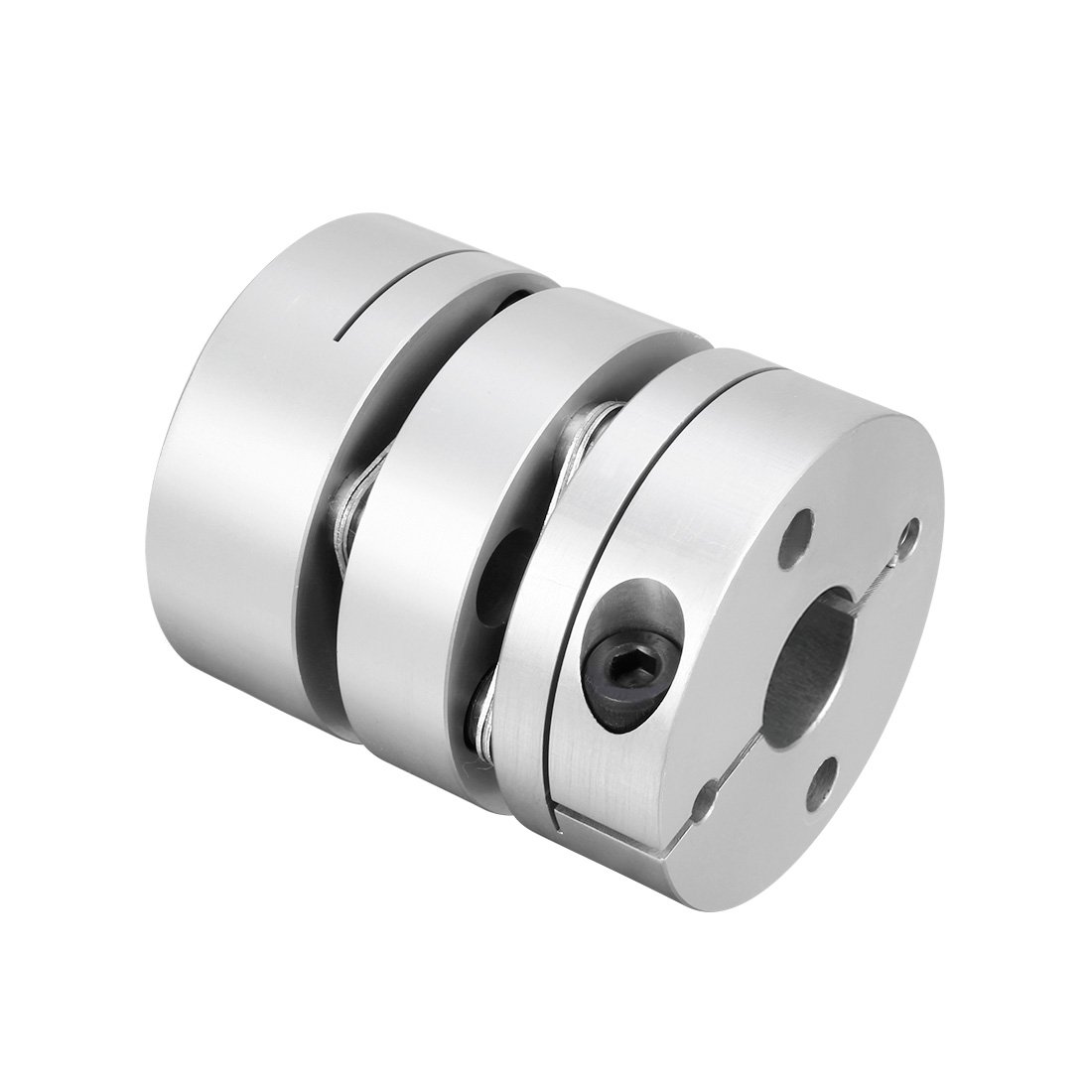 sourcingmap 14mmx17mm Clamp Tight Motor Shaft 2 Diaphragm Coupling Coupler, 14-17mm - Image 4