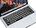 XSKN Hebrew Black US Version Silicone Keyboard Skin Cover for 2015 MacBook 12 A1534 for 2016 MacBook Pro 13.3 Inch A1708