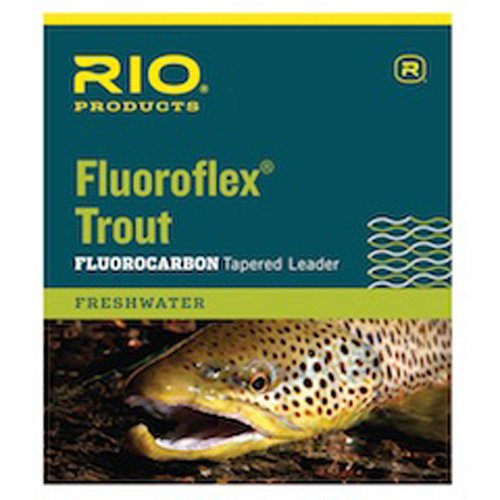 Rio Fly Fishing Fluoroflex Trout Leader 9 Foot 3 Pack