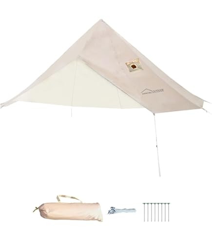 Waterproof Camping Tarp - 13x9.8 FT, UPF 50+, Lightweight & Multi-Use Shelter