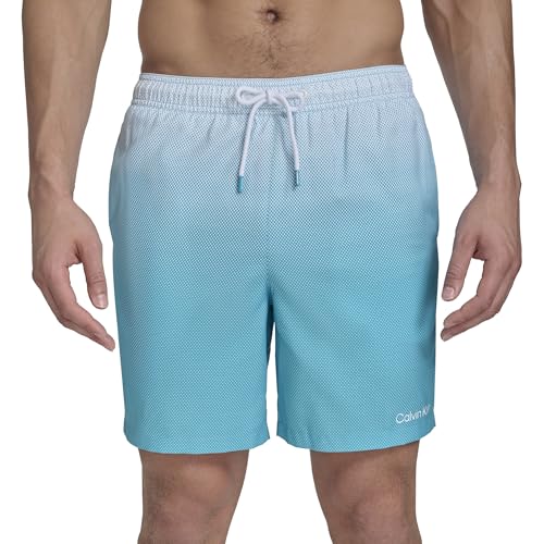 Calvin Klein Men's Swim Swim Trunk,Atlantis,Medium