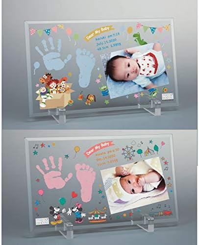 ベルメゾン ディズニー ベビーフォトフレーム 写真立て 手形 足形 クリアガラス お仕立券 B084jry7q3 5 676円 セール開催中最短即日発送 新作 人気 送料無料 激安 お買い得 キ フト