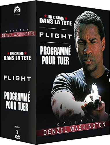 Coffret Denzel Washington : Flight + Un Crime Dans La Tête + Programmé Pour Tuer - Pack