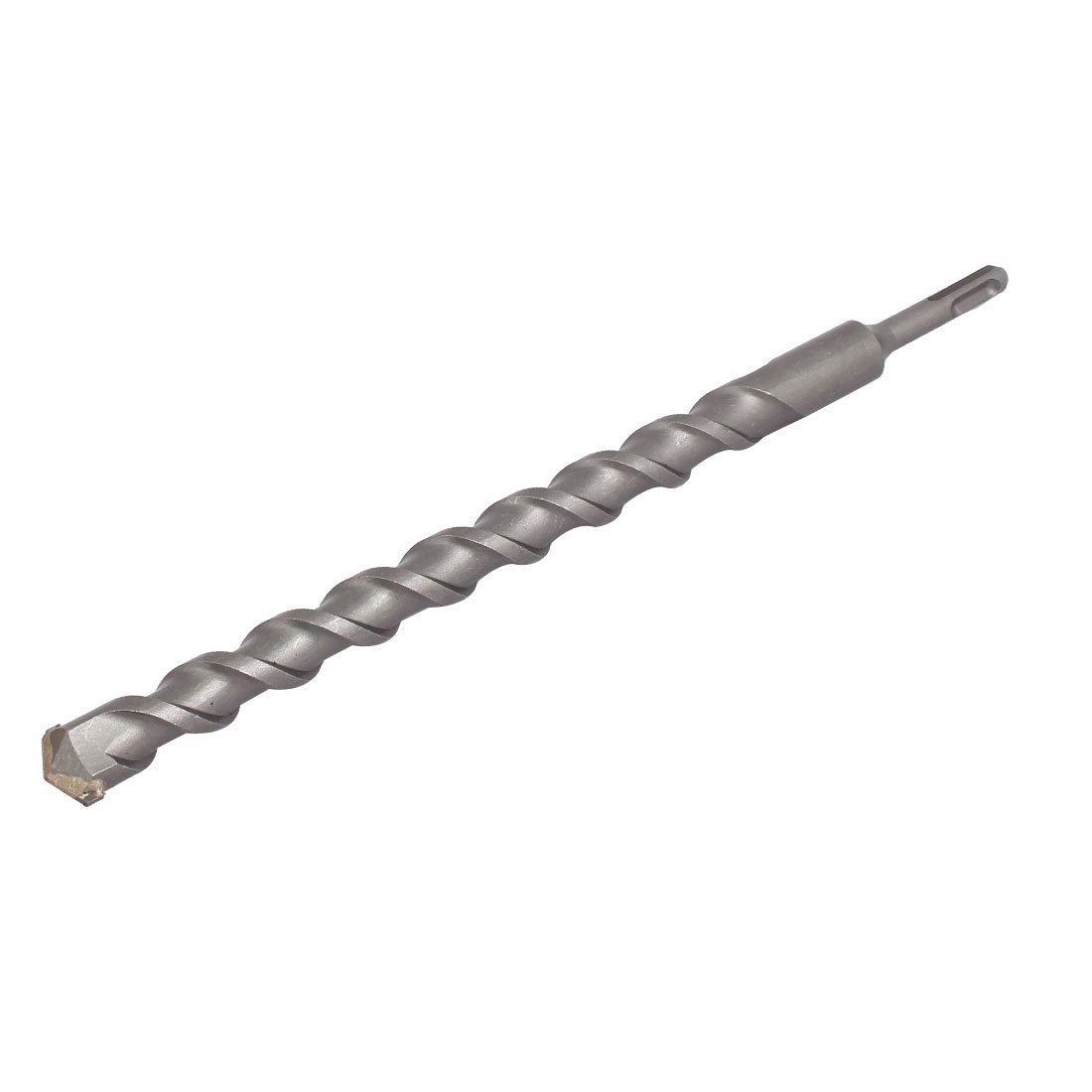 Sourcingmap 25mm Tip 350mm Length Chrome Steel Round Shank Masonry Hammer Drill Bit