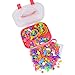 Pop Beads -Girls Toy Age 4,5,6,7 and 8 Jewelry Making Kit-530 Plus Pieces DIY Snap Together Set Create Bracelet, Ring, Necklace, Headbands-Birthday and Christ-mas Present Idea(with Storage Box)