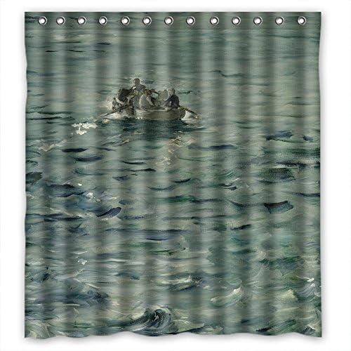 Comeciti Shower Curtains Width X Height / 66 X 72 Inches / W H 168 By 180 Cm(fabric) Nice Choice For Artwork Mother Kids Boys Valentine. Modern Design Edouard Manet Art Painting Polyeste