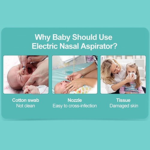 Nasal Aspirator, Comfortably Remove Nasal Mucus and Booger Nostril