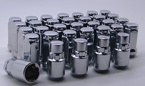 Click Here to See More Images AccuWheel LNA-14200C8TL Chrome Bulge Acorn Wheel Lug Nuts (14mm x 2.0 Thread Size) 2.0