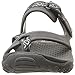 Skechers Women's Reggae Trailway Flip Flop, Grey/White, 8 M US