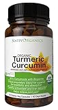 USDA Organic Turmeric Curcumin Supplement – 100% Vegan Organic Turmeric Capsules With Black Pepper Plus Ginger, Amla & Goji For Max Absorption - Highest Potency 95% Curcumoids - 60 Caps