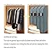 Didadi Moisture, Mildew, Dust Resistant Cloth Care Hanging Bag. Transparent Garment Clothing Organizer in Wardrobe. Storage Dust Protector Cover with Zipper [Medium] Size