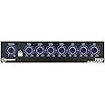 Taramp's TEQ 7 Stereo 7-Band Graphic Equalizer RCA Input 2 Channels HPF and LPF Filters Mute Function Car Audio Mixer Equalizer EQ, Best Control for Car, Boat, Motorcycle - TEQ7 Blue