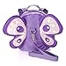 Hipiwe Baby Anti-Lost Backpack Butterfly Walking Safety Belt Harness Toddler Reins Strap with Leash (Purple)