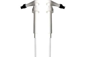 POFFYA Syrup Pumps for 1 Liter Monin Coffee Syrup Bottles Plastic, Coffee Syrup Pump Dispenser 10ml per Pump, with Tip Cover Included