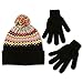 ABG Accessories Boys' Knit Fair Isle Cuff Beanie with Glove Set