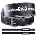 Tanko Sports Weightlifting Gym Belt for Men & Women - Great for Weightlifting on Squats, Crossfit and Gym + Bonus Lifting Straps primary