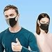 Certified n95 Grade Mask，Black Unisex Anti Virus Dust Mask，Reusable Masks，Filtration Rate Greater than 95%,（10 pcs n95 Face Mask）thumb 3