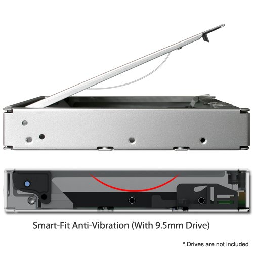 Icy Dock EZ Convert Pro Enterprise Full Metal 2.5" to 3.5" SAS/HDD/SSD Converter/Mounting Kit for Internal Drive Bay MB982IP-1S-1