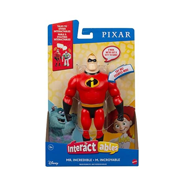 Disney-Pixar-Interactables-Mr-Incredible-Talking-Action-Figure-8-Inch-203-cm-Tall-Highly-Posable-Movie-Character-Toy-Interacts-with-Other-Figures-Kids-Gift-Ages-3-Years-Older Disney Pixar Interactables Mr. Incredible Talking Action Figure, 8-Inch / 20.3-cm Tall Highly Posable Movie Character…