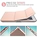 MoKo Case Fit iPad 2/3/4 - Ultra Lightweight Slim Smart Shell Stand Cover with Translucent Frosted Back Protector Fit iPad 2/The New iPad 3 (3rd Gen)/iPad 4, Rose Gold (with Auto Wake/Sleep)