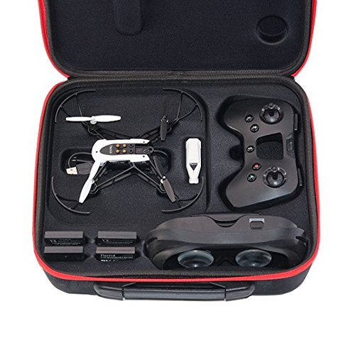 Tineer Aircraft Drone Storage Bag Protective Case Protector Goggle Box Handbag for Parrot Mambo FPV/Parrot Mambo/Mambo Mission/Mambo Fly Drone - Thumbnail 2