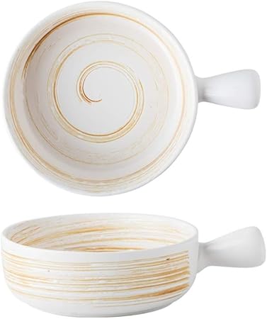 AHAI YU Hornear Horno con la manija Platos de cerámica 6 Pulgadas