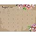 TF Publishing 19-8599A July 2018 - June 2019 Floral Mini Desk Pad Calendar, 12 x 9