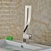 Rozin Brushed Nickel Single Lever Basin Faucet Creative Design Bathroom Sink Mixer Tap