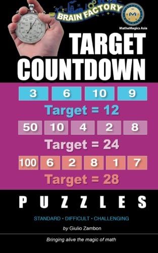 Target Countdown Puzzles Paperback โ 24 Dec. 2013