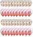 Rakuen Rose Gold Confetti Balloons MEDIUM 12 INCH | 40 pack | Set includes 20 Rose Gold Confetti & 20 Rose Gold Metallic | Weddings, anniversaries, bridal showers, GNO, engagement, baby shower