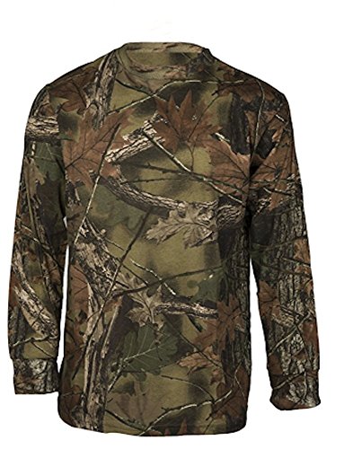 Trail Crest Men's Highland Timber Camouflage Long Sleeve T-Shirt Cmo XL