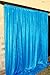 ShinyBeauty Sequin Curtains 2 Panels Turquoise 2FTx8FT Sequin Photo Backdrop Aqua Sequin Backdrop Curtain Pack of 2-1011E