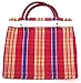 12 Pcs Small Mexican Tote Mercado Bags 7.5 inch by 7.5 inch, Assorted Colors High Thread Mesh - Mini Mexican Mercado Candy Bags