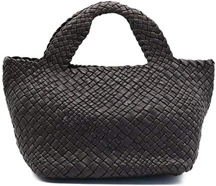 編み込み ハンドバッグ 並行輸入品 F1854no Chiusura Woven Leather ファロルニ レディース メッシュ イタリア製 バッグ 羊革 レザー 手提げ 店内全品対象 ラム革 鞄 ブランド