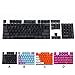 Coersd Translucent Double Shot PBT 104 KeyCaps Backlit for Cherry MX Keyboard Switch keycaps (B)
