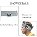 Bluetooth Music Headband, LC-dolida Wireless Bluetooth Stereo Headband Headphones Headset Earbuds Sport Running Yoga Sleeping Headband Gray